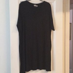 Black T-shirt dress